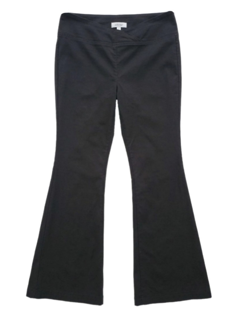 Vanilla Star" Black Flare Leg/Crossover Waist Dress Pants - Women's 2x